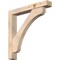 Ekena Millwork Legacy Block Smooth Bracket w/ Offset Brace, Douglas Fir, 5 1/2"W x 36"D x 36"H BKT0604X36X36LEC05SDF - alternate 1
